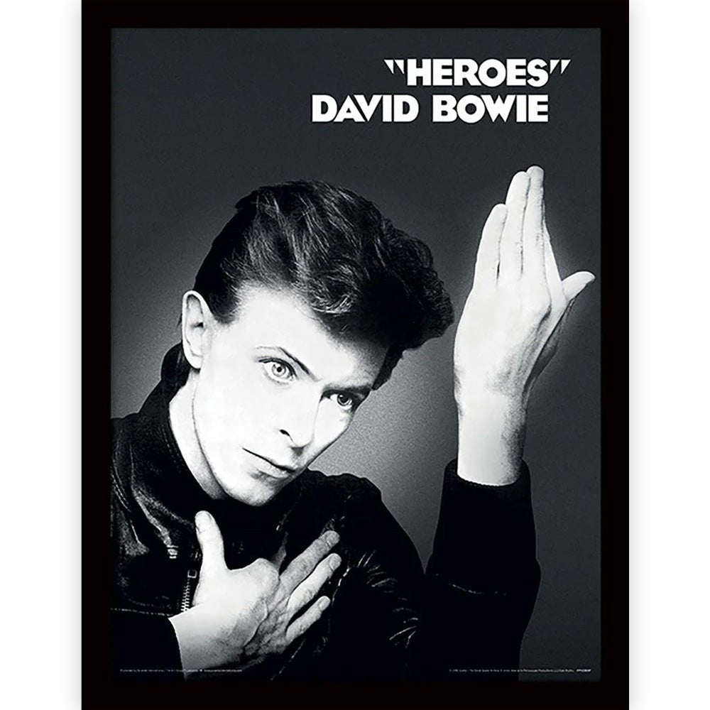 DAVID BOWIE デヴィッドボウイ - Heroes / インテリア額 - PGS